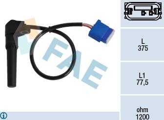 FAE 79282 - Датчик частоты вращения, автоматическая коробка передач onlydrive.pro