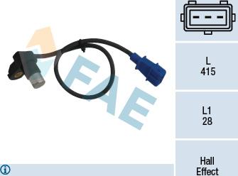 FAE 79227 - Sensor, camshaft position onlydrive.pro