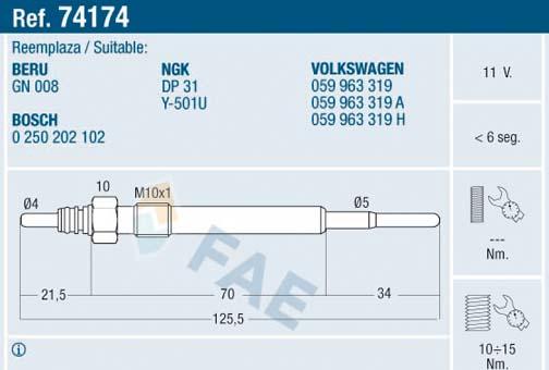 FAE 74174 - Hõõgküünal onlydrive.pro