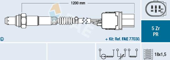 FAE 75050 - Lambda jutiklis onlydrive.pro