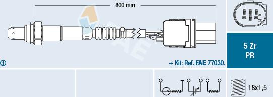 FAE 75051 - Oxygen, Lambda Sensor onlydrive.pro