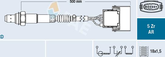 FAE 75015 - Oxygen, Lambda Sensor onlydrive.pro