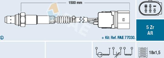 FAE 75351 - Oxygen, Lambda Sensor onlydrive.pro