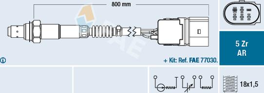 FAE 75353 - Lambda jutiklis onlydrive.pro