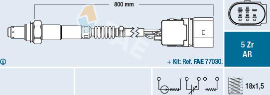 FAE 75357 - Lambda jutiklis onlydrive.pro