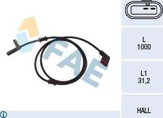 FAE 78037 - ABS-anturi onlydrive.pro