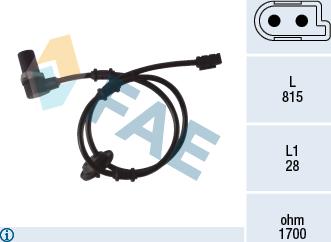 FAE 78075 - ABS-anturi onlydrive.pro