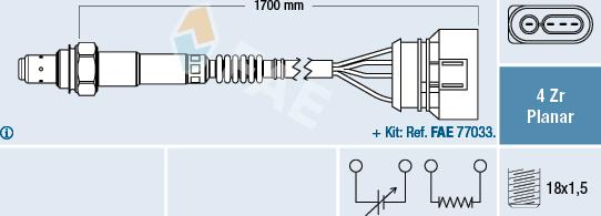 FAE 77903 - Lambda jutiklis onlydrive.pro