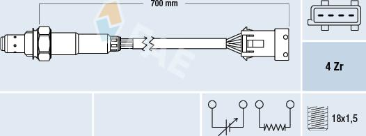 FAE 77681 - Oxygen, Lambda Sensor onlydrive.pro