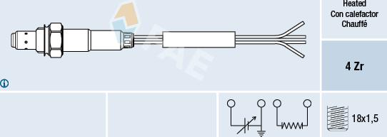 FAE 77008 - Oxygen, Lambda Sensor onlydrive.pro