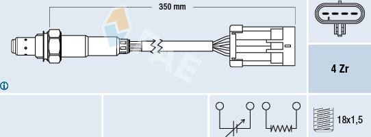 FAE 77195 - Lambda jutiklis onlydrive.pro