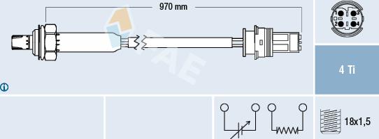 FAE 77190 - Lambda jutiklis onlydrive.pro