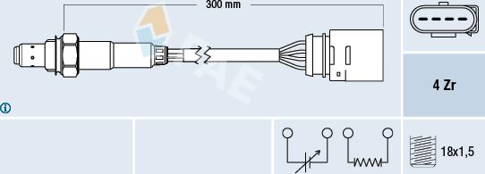 FAE 77197 - Oxygen, Lambda Sensor onlydrive.pro