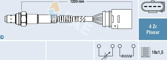 FAE 77144 - Oxygen, Lambda Sensor onlydrive.pro