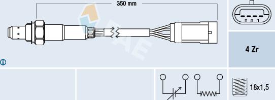 FAE 77152 - Lambda jutiklis onlydrive.pro