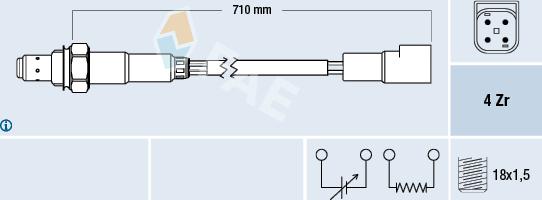 FAE 77169 - Oxygen, Lambda Sensor onlydrive.pro