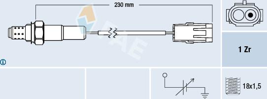 FAE 77103 - Oxygen, Lambda Sensor onlydrive.pro