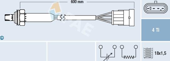 FAE 77183 - Oxygen, Lambda Sensor onlydrive.pro