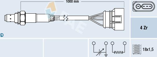 FAE 77137 - Oxygen, Lambda Sensor onlydrive.pro