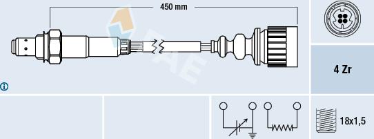 FAE 77367 - Oxygen, Lambda Sensor onlydrive.pro