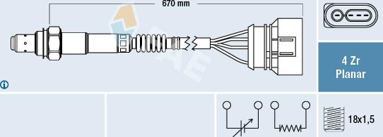 FAE 77302 - Oxygen, Lambda Sensor onlydrive.pro