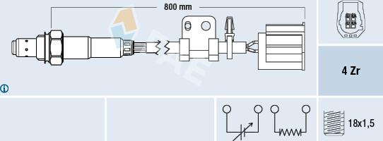 FAE 77315 - Oxygen, Lambda Sensor onlydrive.pro