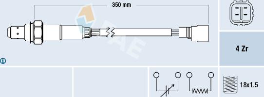 FAE 77385 - Oxygen, Lambda Sensor onlydrive.pro