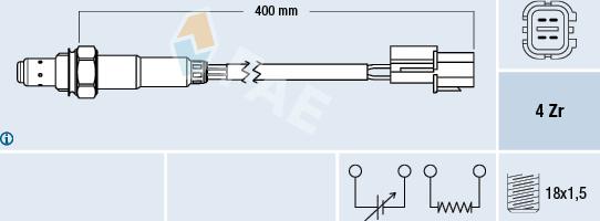 FAE 77290 - Oxygen, Lambda Sensor onlydrive.pro