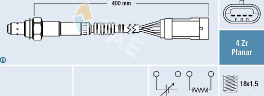 FAE 77206 - Lambda jutiklis onlydrive.pro