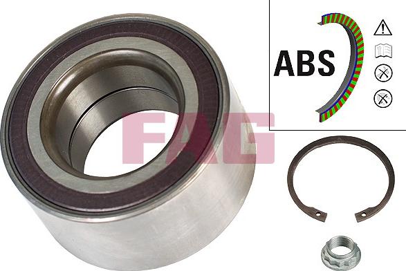 FAG 713 6495 80 - Bearing Kit, wheel hub onlydrive.pro