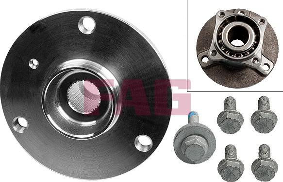 FAG 713 6610 10 - Bearing Kit, wheel hub onlydrive.pro