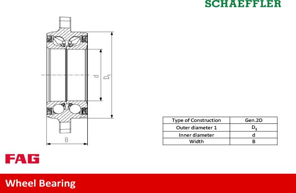 FAG 713 6212 00 - Bearing Kit, wheel hub onlydrive.pro