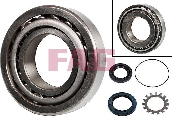 FAG 713 6157 00 - Bearing Kit, wheel hub onlydrive.pro