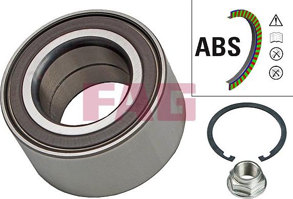 FAG 713 6157 30 - Bearing Kit, wheel hub onlydrive.pro