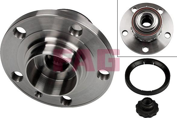 FAG 713 6105 80 - Bearing Kit, wheel hub onlydrive.pro