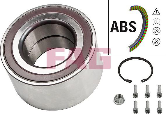 FAG 713 6106 40 - Bearing Kit, wheel hub onlydrive.pro