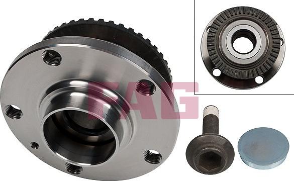 FAG 713 6107 00 - Bearing Kit, wheel hub onlydrive.pro