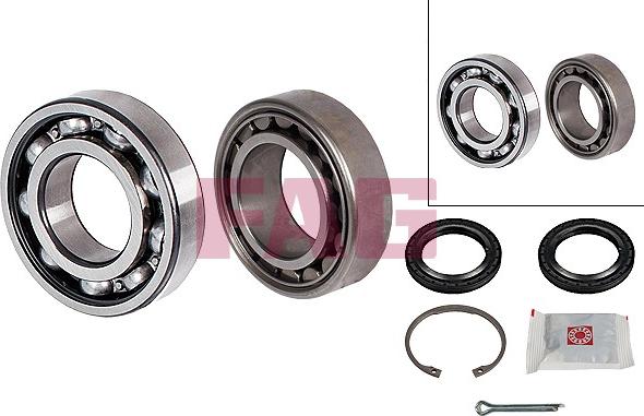 FAG 713 6115 50 - Bearing Kit, wheel hub onlydrive.pro