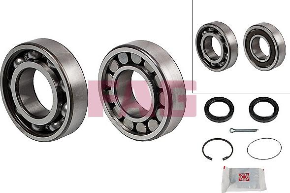 FAG 713 6115 30 - Bearing Kit, wheel hub onlydrive.pro