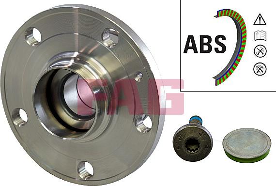 FAG 713 6110 00 - Bearing Kit, wheel hub onlydrive.pro