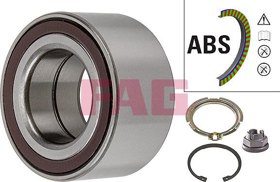 FAG 713 6308 50 - Bearing Kit, wheel hub onlydrive.pro