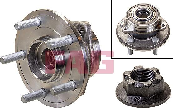 FAG 713 6704 20 - Bearing Kit, wheel hub onlydrive.pro