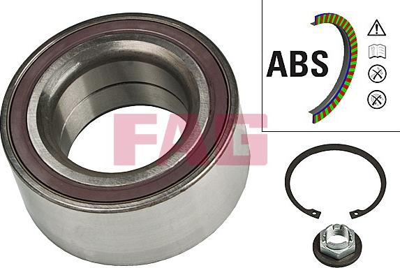 FAG 713 6784 40 - Bearing Kit, wheel hub onlydrive.pro