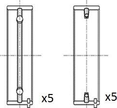 FAI AutoParts BM1003-STD - Main Bearings, crankshaft onlydrive.pro