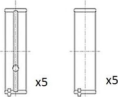 FAI AutoParts BM1038-STD - Pagrindiniai guoliai, alkūninis velenas onlydrive.pro