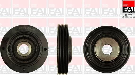 FAI AutoParts FVD1045 - Шкив коленчатого вала onlydrive.pro