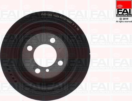 FAI AutoParts FVD1063 - Belt Pulley, crankshaft onlydrive.pro