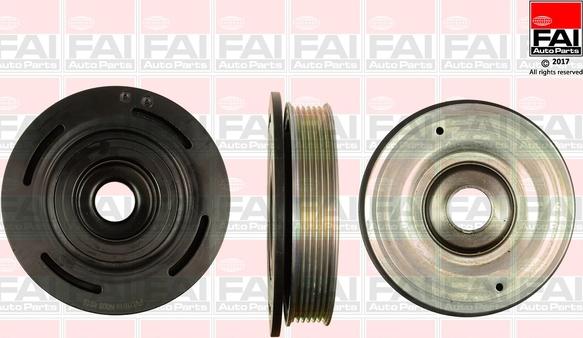 FAI AutoParts FVD1016 - Belt Pulley, crankshaft onlydrive.pro