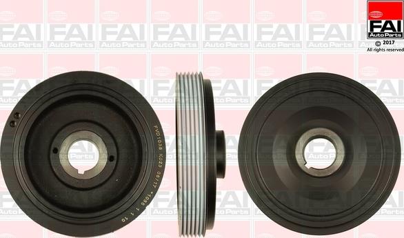 FAI AutoParts FVD1038 - Belt Pulley, crankshaft onlydrive.pro