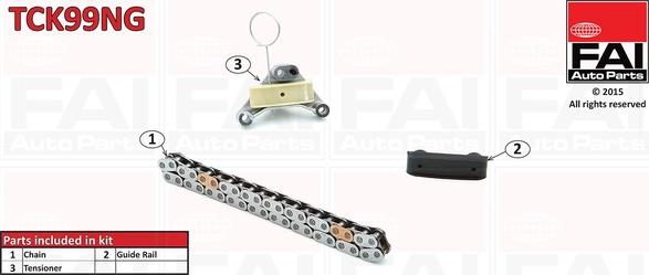 FAI AutoParts TCK99NG - Sadales vārpstas piedziņas ķēdes komplekts onlydrive.pro